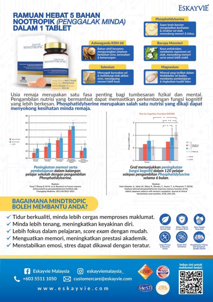 suplemen minda untuk anak remaja